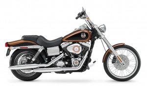 2008 Harley-Davidson 105th Anniversary Dyna Wide Glide: 2008 Harley-Davidson Dyna Wide Glide featuring the 105th Anniversary package.